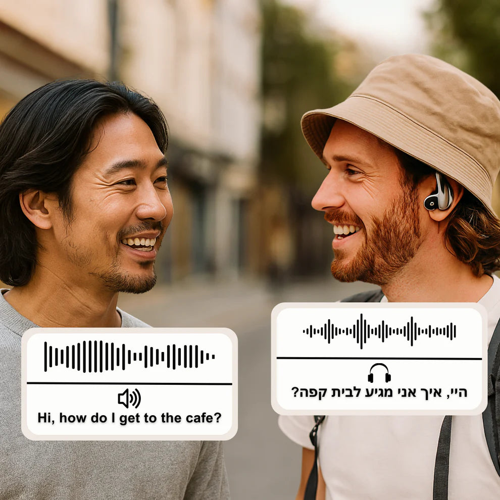 האוזניות המתרגמות - מבינים כל שפה בכל מקום